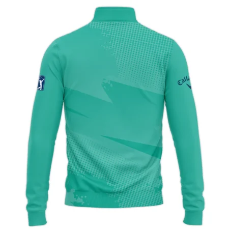 Golf Sport Pattern Green Mix Color 124th U.S. Open Pinehurst Callaway Quarter-Zip Jacket Style Classic