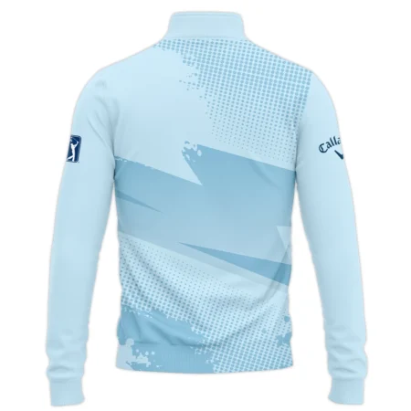 124th U.S. Open Pinehurst Callaway Light Blue Backgound Quarter-Zip Jacket Style Classic