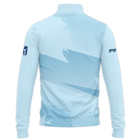 124th U.S. Open Pinehurst Ping Light Blue Backgound Quarter-Zip Jacket Style Classic