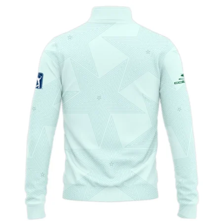 Golf Love Star Light Green Mix Masters Tournament Cobra Golf Quarter-Zip Jacket Style Classic