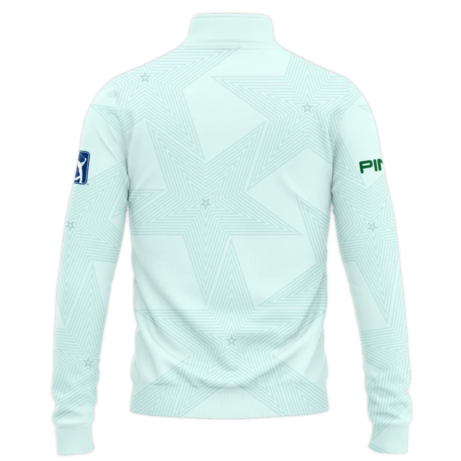 Golf Love Star Light Green Mix Masters Tournament Ping Quarter-Zip Jacket Style Classic