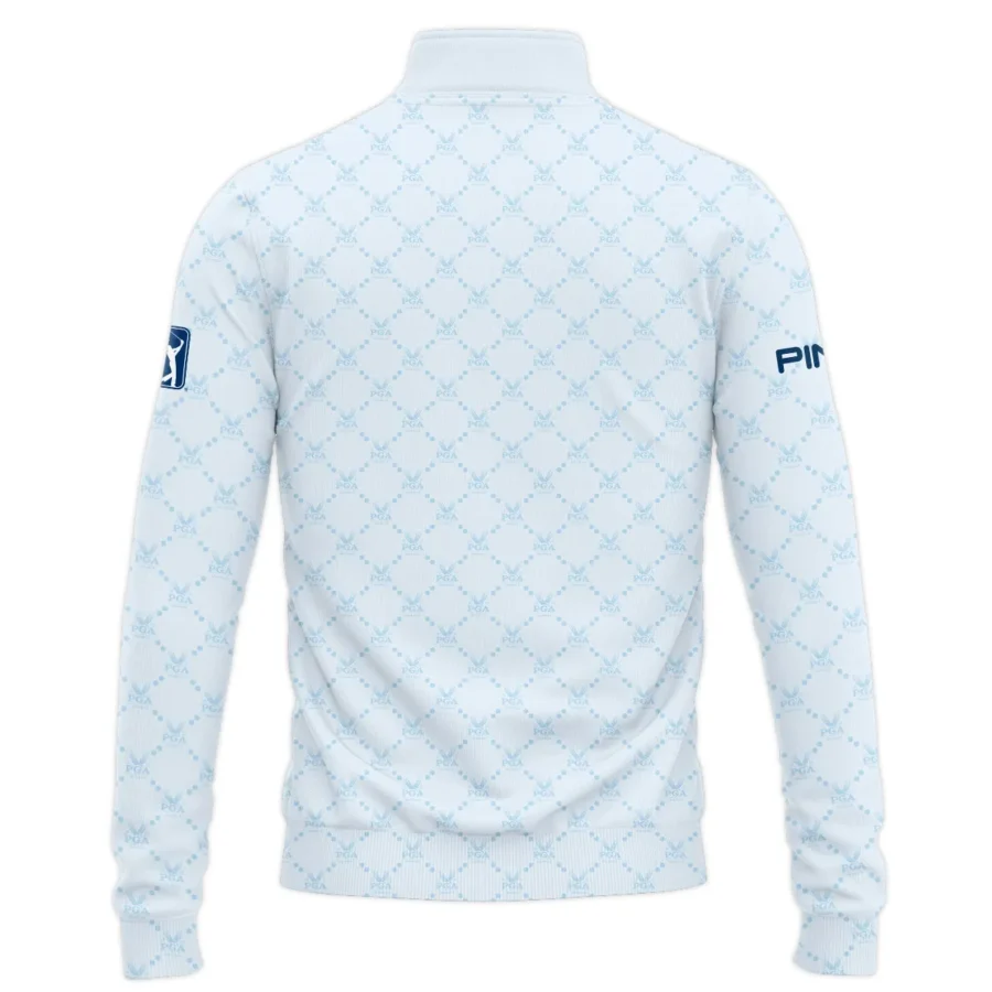 Golf Sport Pattern Light Blue Sport 2024 PGA Championship Valhalla Ping Quarter-Zip Jacket Style Classic