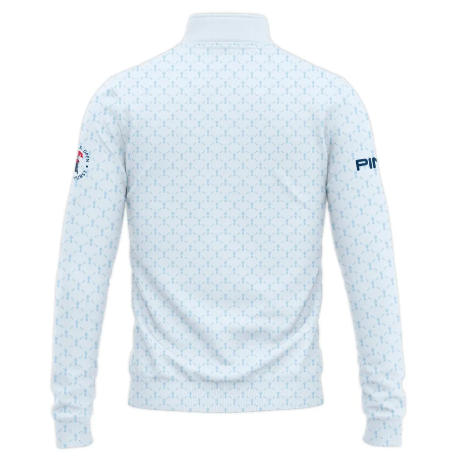 Golf Sport Pattern Blue Sport Uniform 124th U.S. Open Pinehurst Ping Quarter-Zip Jacket Style Classic