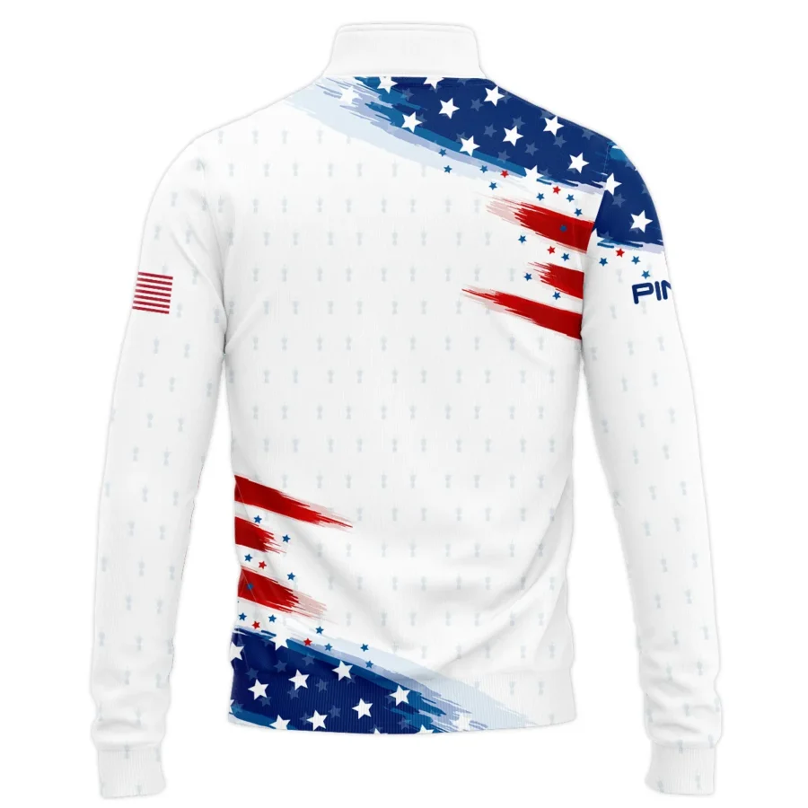 Golf Flag American Sport Love 124th U.S. Open Pinehurst Ping Quarter-Zip Jacket Style Classic