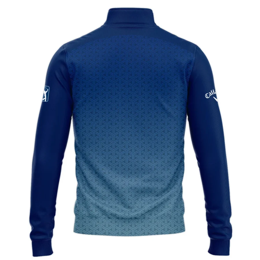 Sport Gradiend Blue Mix Color 124th U.S. Open Pinehurst Pinehurst Callaway Quarter-Zip Jacket Style Classic