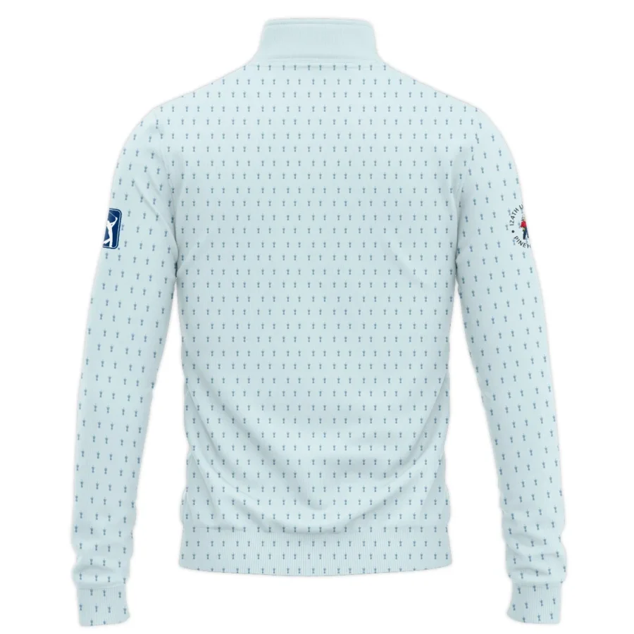 Golf Pattern Cup Light Blue Mix Green 124th U.S. Open Pinehurst Pinehurst Rolex Quarter-Zip Jacket Style Classic