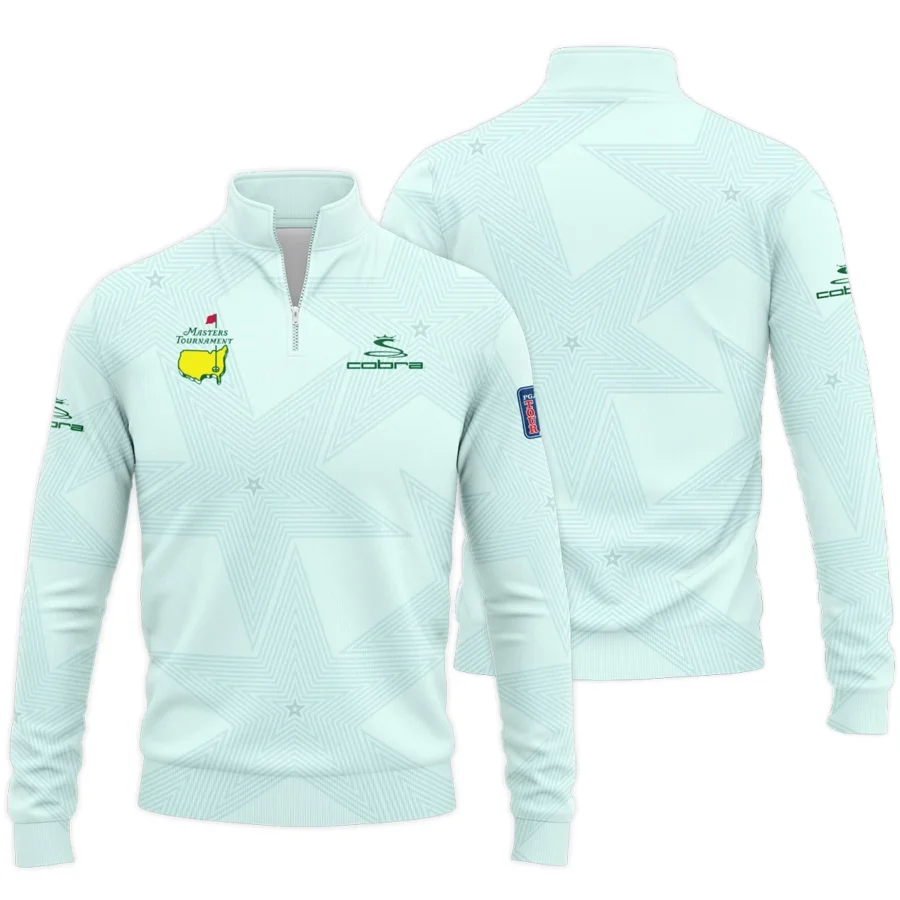 Golf Love Star Light Green Mix Masters Tournament Cobra Golf Quarter-Zip Jacket Style Classic