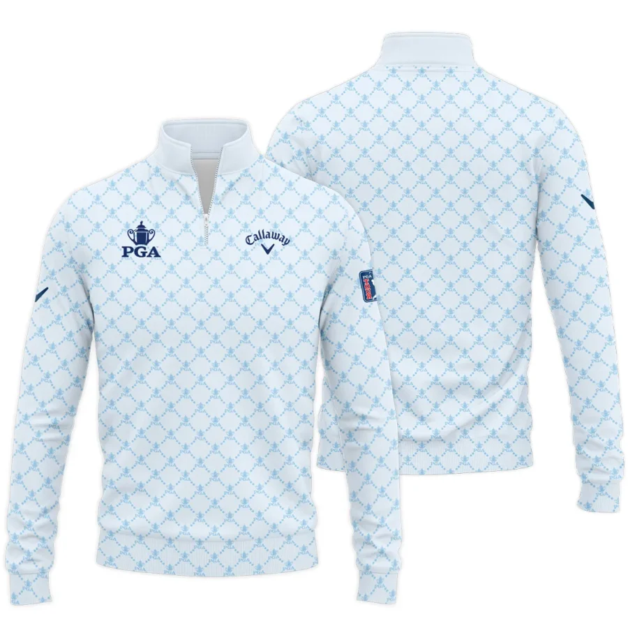 Golf Sport Pattern Light Blue Style 2024 PGA Championship Valhalla Callaway Quarter-Zip Jacket Style Classic