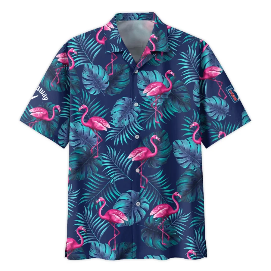 124th U.S. Open Pinehurst Pink Flamingo TropicalCallaway Oversized Hawaiian Shirt All Over Prints Gift Loves