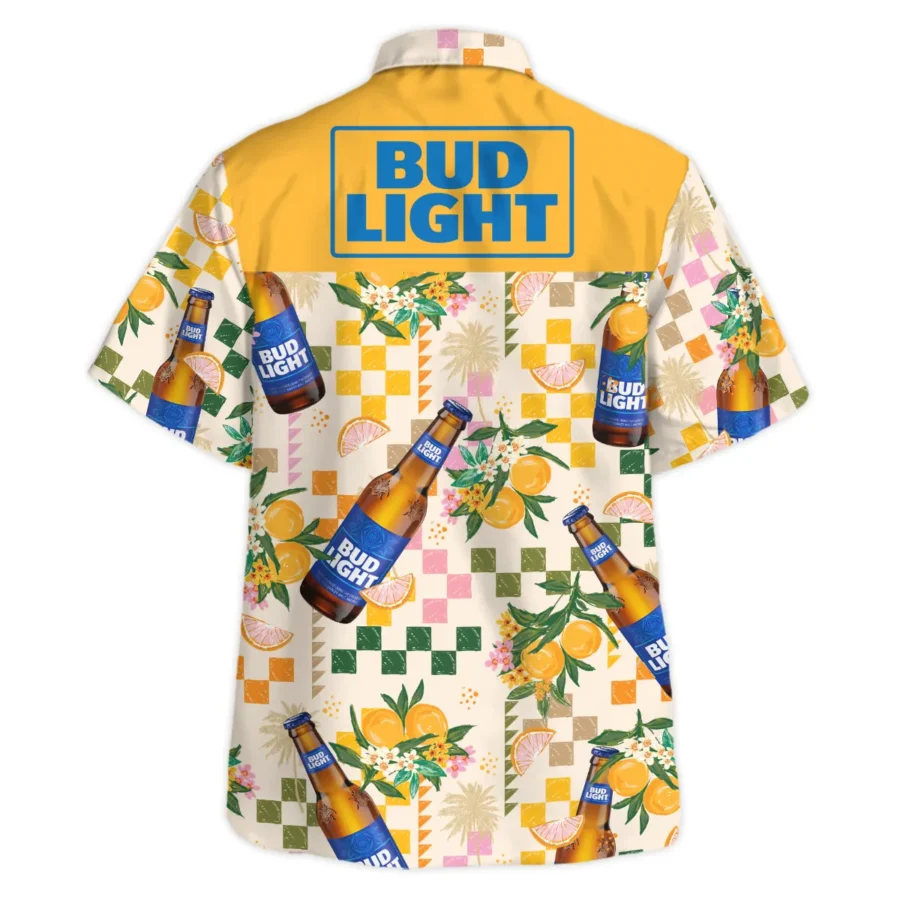 Bud Light Cheers to Summer Beer Lovers Oversized Hawaiian Shirt All Over Prints Gift Loves