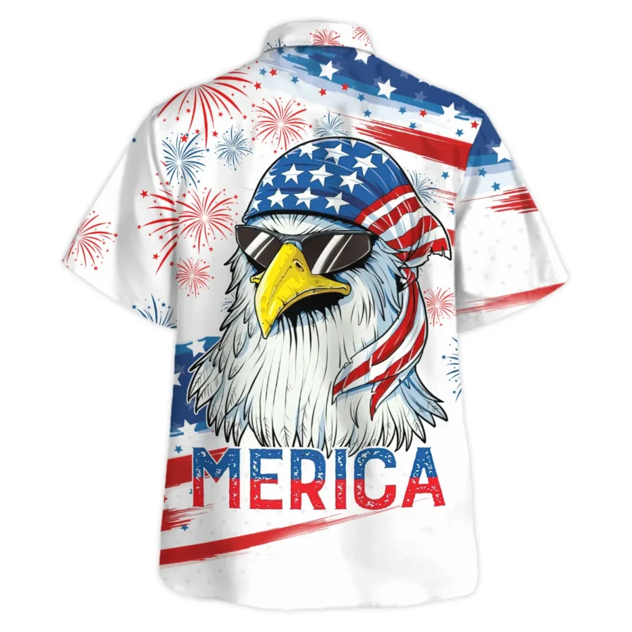 United States Independence Day All Over Prints Oversized Hawaiian Shirt