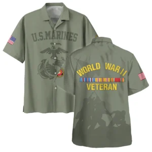 Veteran World War II U.S. Navy All Over Prints Polo Shirt