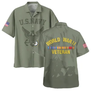 Veteran World War II U.S. Navy All Over Prints Unisex T-Shirt