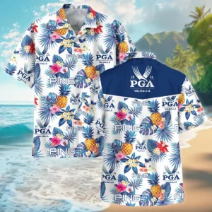 Golf Tropical Pattern 2024 PGA Championship Valhalla Ping Premium T-Shirt All Over Prints Gift Loves