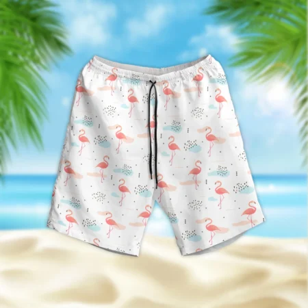 Golf Flamingo Pattern 124th U.S. Open Pinehurst Callaway Beach Short All Over Prints Gift Loves