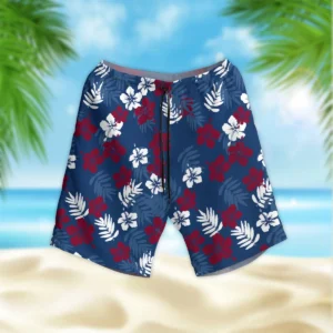 Flower Blue Red White Tropical 124th U.S. Open Pinehurst Callaway Oversized Hawaiian Shirt All Over Prints Gift Loves