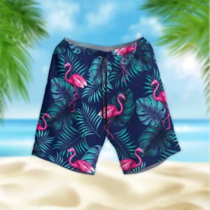 124th U.S. Open Pinehurst Pink Flamingo TropicalCallaway Beach Short All Over Prints Gift Loves