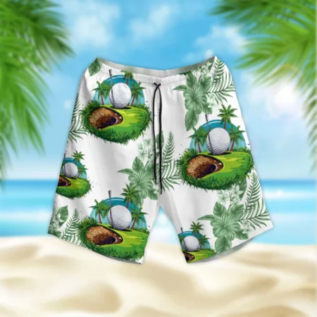 124th U.S. Open Pinehurst Green Flower Tropical Golf Cobra Golf Beach Short All Over Prints Gift Loves