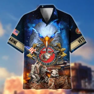 U.S. Navy Veteran Veteran Pride Respectful Attire For Navy Service Members All Over Prints Oversized Hawaiian Shirt