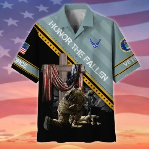 U.S. Air Force Veteran  Military Inspired Appreciation Gifts For Military Veterans All Over Prints Oversized Hawaiian Shirt