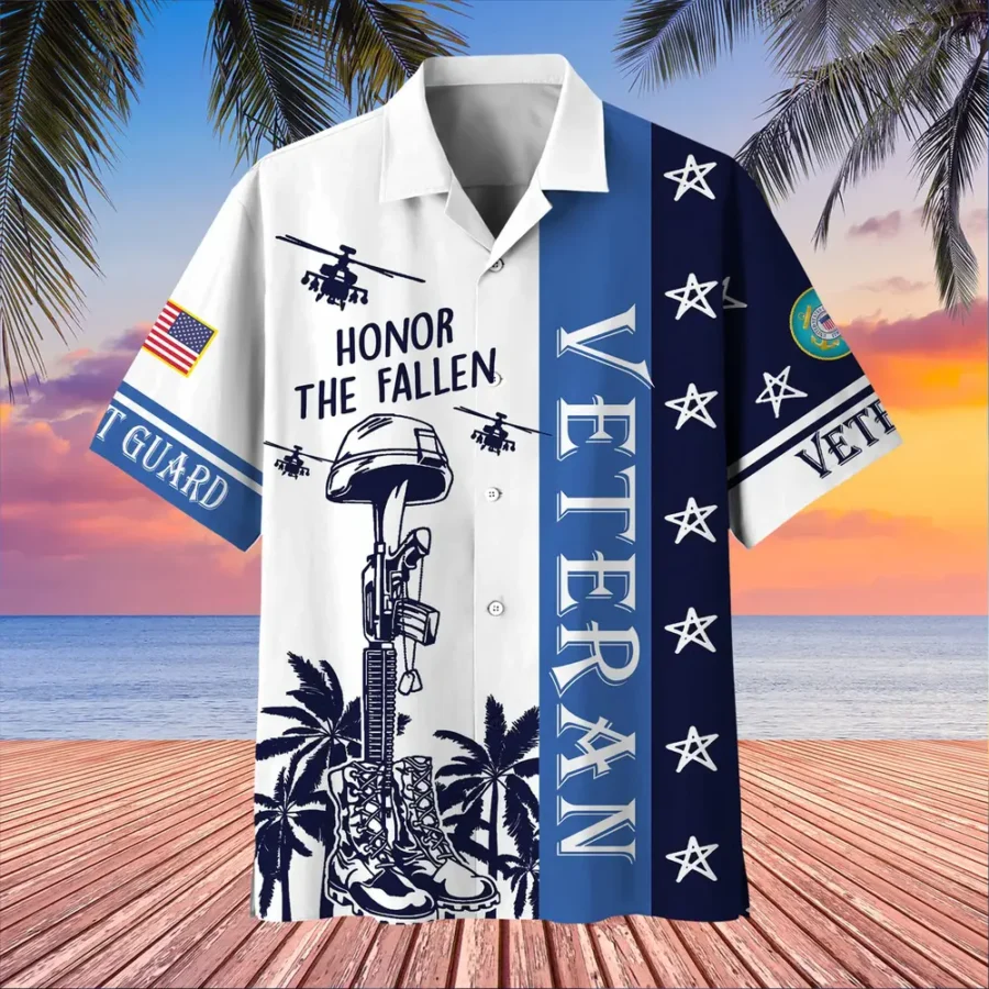 U.S. Air Force Veteran  Patriotic Retired Soldiers Military Inspired Clothing For Veterans All Over Prints Oversized Hawaiian Shirt