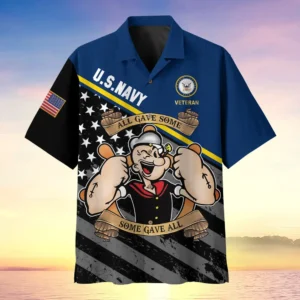 U.S. Air Force Veteran U.S. Air Force Retirees U.S. Air Force Veteran Apparel All Over Prints Oversized Hawaiian Shirt