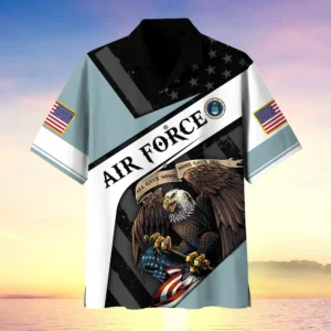 U.S. Air Force Veteran Veteran Pride Appreciation Gifts For Military Veterans All Over Prints Oversized Hawaiian Shirt