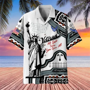 U.S. Coast Guard Veteran  Military Inspired Appreciation Gifts For Military Veterans All Over Prints Oversized Hawaiian Shirt