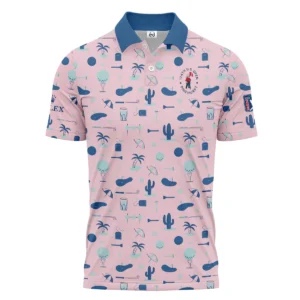 124th U.S. Open Pinehurst Golf Blue Pattern Pink Callaway Performance T-Shirt Style Classic