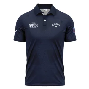 Golf Sport Navy Star 152nd Open Championship Pinehurst Callaway Zipper Polo Shirt Style Classic