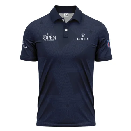 Golf Sport Navy Star 152nd Open Championship Pinehurst Rolex Polo Shirt Style Classic