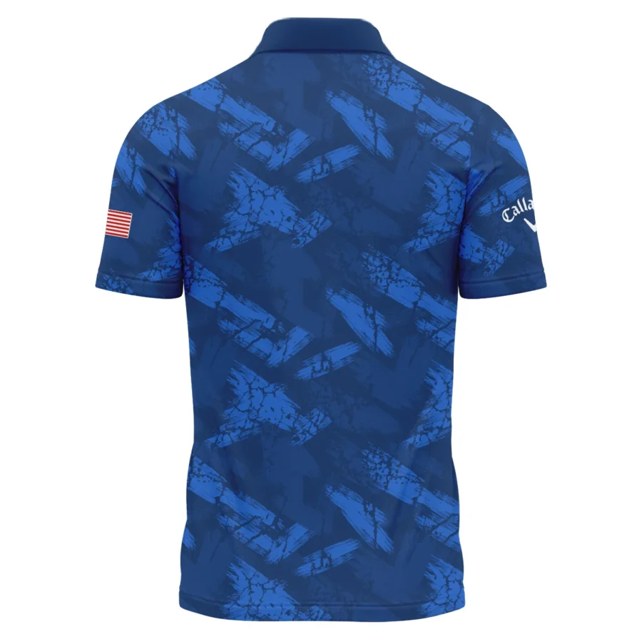 Presidents Cup Dark Blue Grunge Pattern Background Callaway Polo Shirt Style Classic