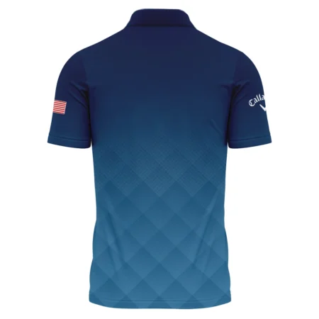 Presidents Cup Dark Blue Abstract Background With Sport Pattern Callaway Polo Shirt Style Classic