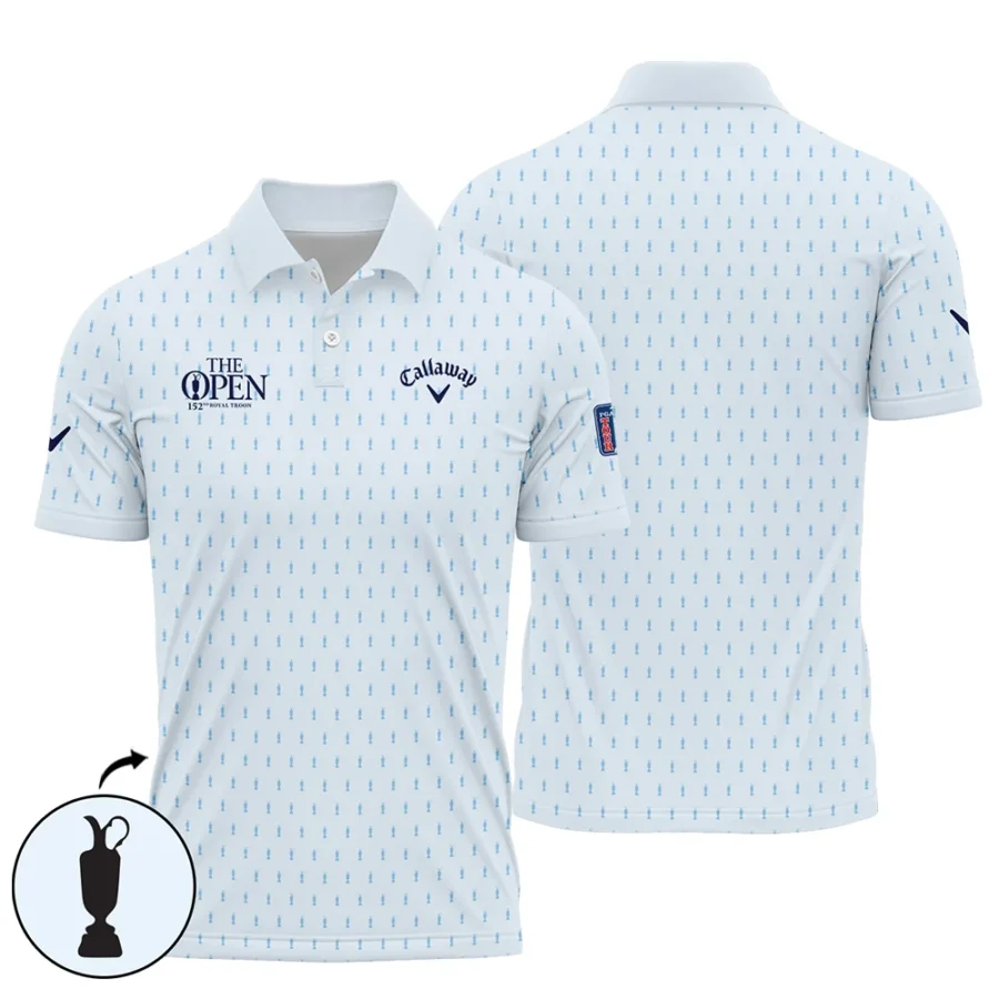 Golf Sport Light Blue Pattern Cup 152nd Open Championship Callaway Polo Shirt All Over Prints QTTOP160624A01CLWPL