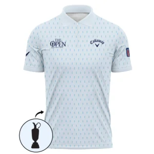 Golf Sport Light Blue Pattern Cup 152nd Open Championship Callaway Polo Shirt All Over Prints QTTOP160624A01CLWPL