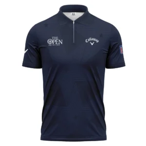 Golf Sport Navy Star 152nd Open Championship Pinehurst Callaway Vneck Polo Shirt Style Classic