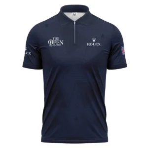 Golf Sport Navy Star 152nd Open Championship Pinehurst Rolex Vneck Polo Shirt Style Classic