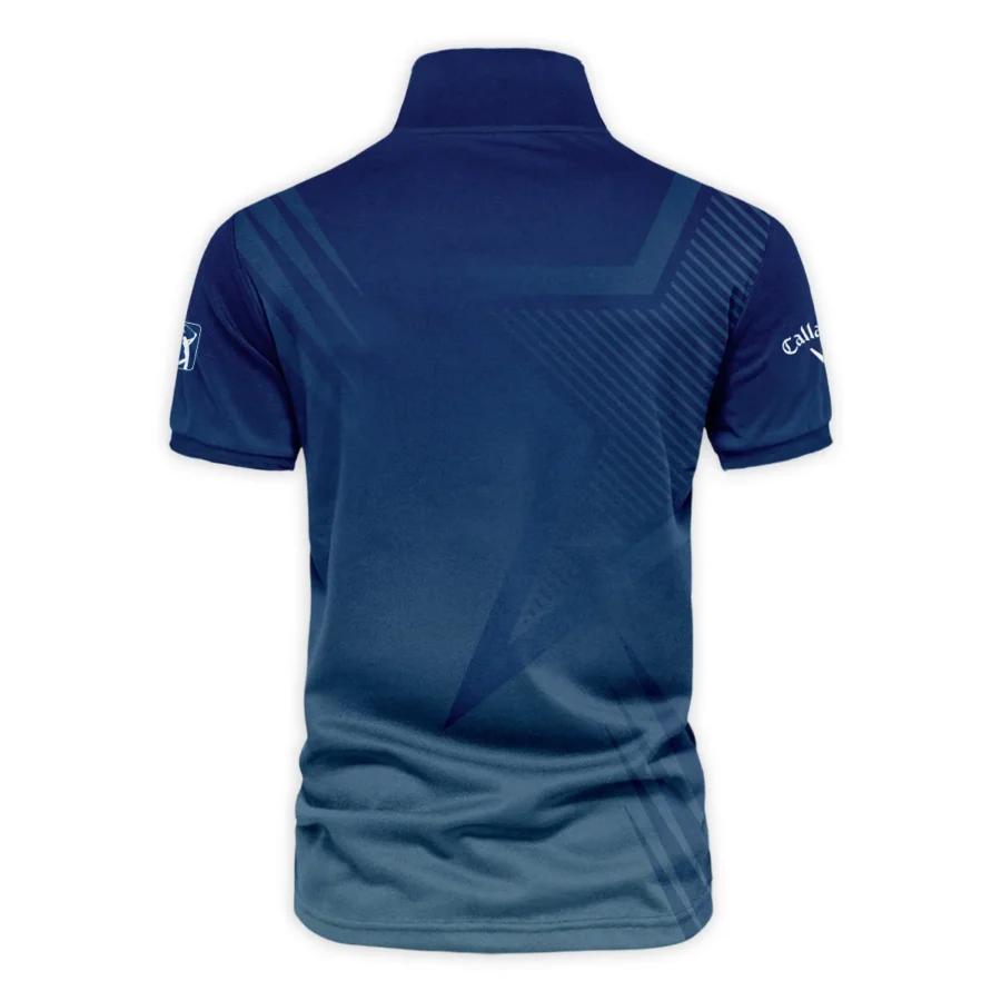 Presidents Cup Dark Blue Star Gradient Background Callaway Vneck Polo Shirt Style Classic