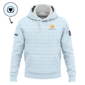 Presidents Cup Light Blue Golf Purple Patern Background Ping Zipper Hoodie Shirt Style Classic