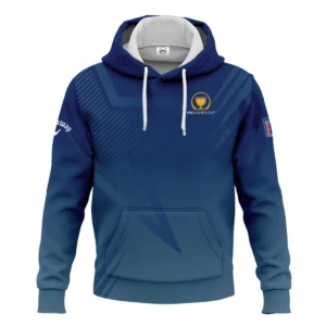 Presidents Cup Dark Blue Star Gradient Background Callaway Zipper Hoodie Shirt Style Classic