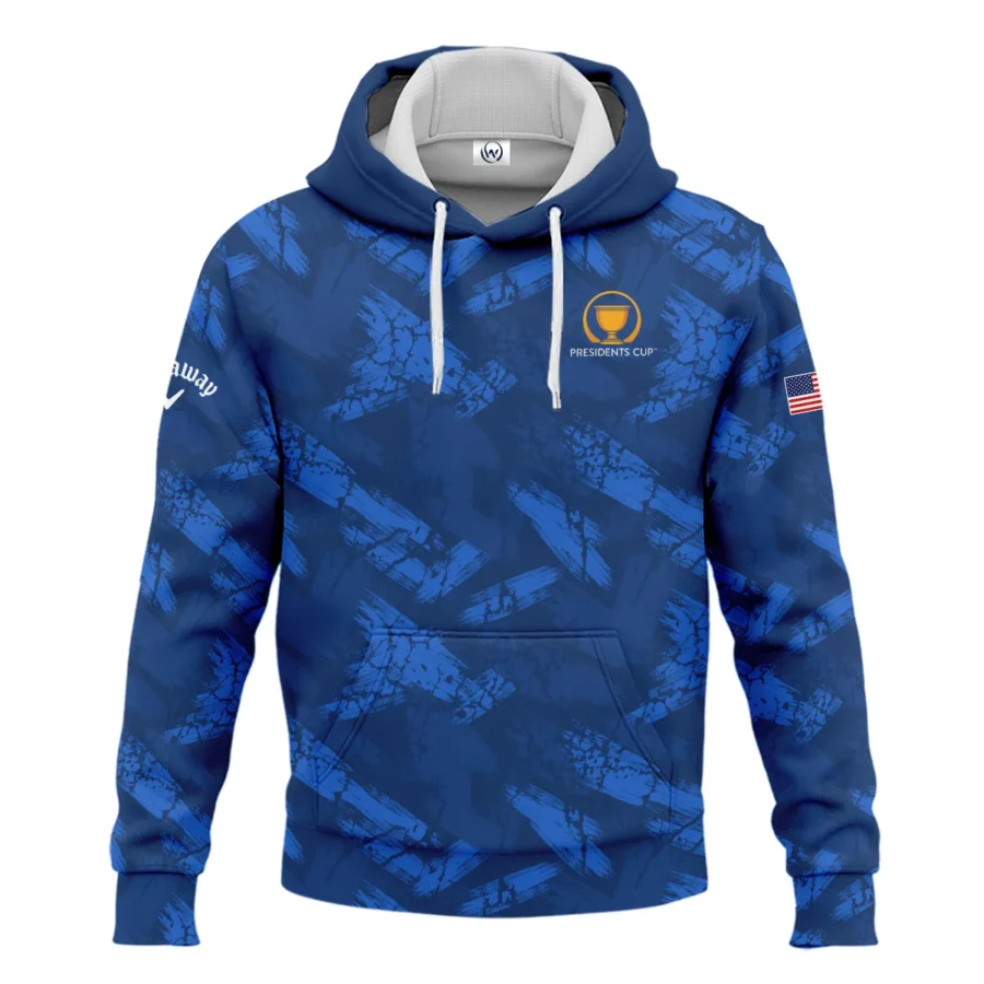 Presidents Cup Dark Blue Grunge Pattern Background Callaway Hoodie Shirt Style Classic