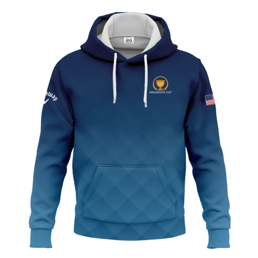 Presidents Cup Dark Blue Abstract Background With Sport Pattern Callaway Hoodie Shirt Style Classic