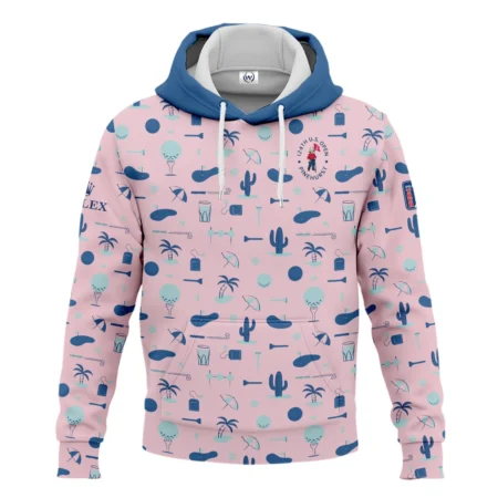 124th U.S. Open Pinehurst Golf Blue Pattern Pink Rolex Hoodie Shirt Style Classic