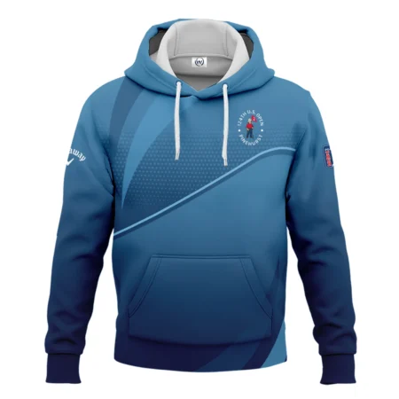 124th U.S. Open Pinehurst Dark Blue Gradient Background Callaway Hoodie Shirt Style Classic