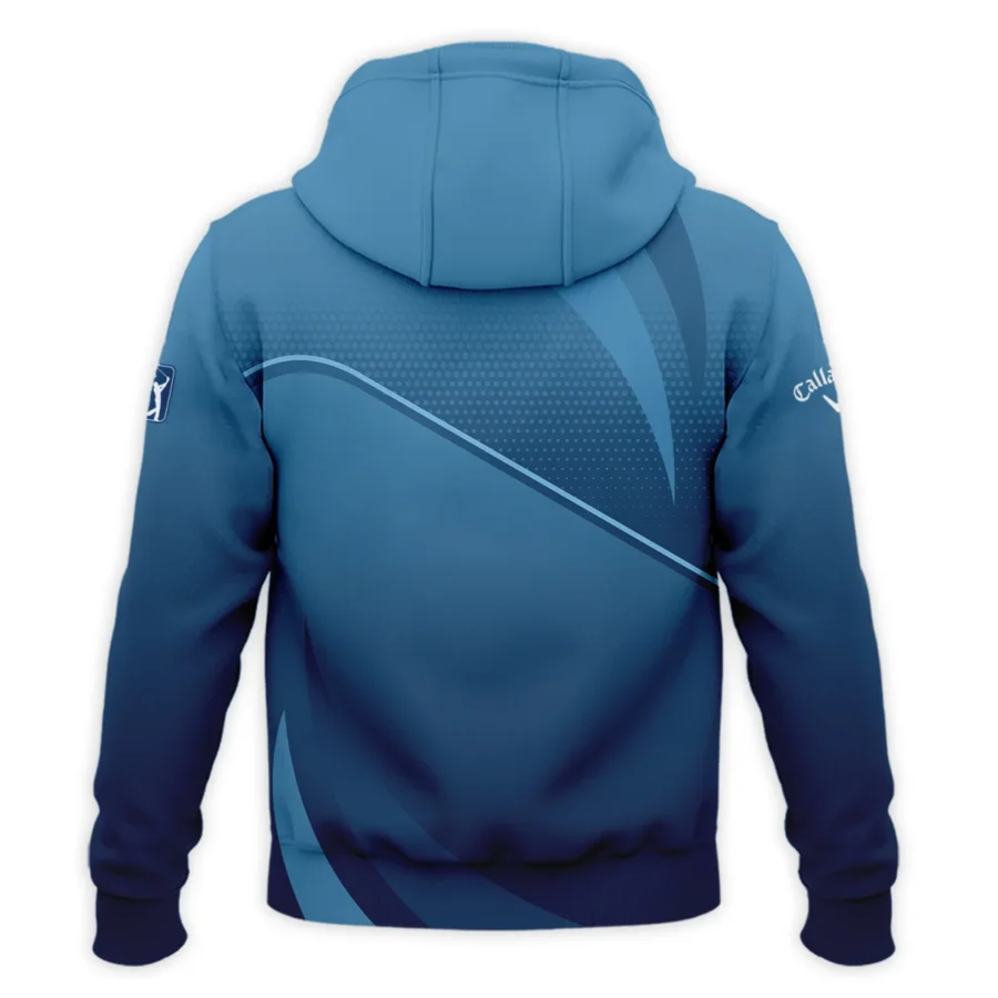 124th U.S. Open Pinehurst Dark Blue Gradient Background Callaway Zipper Hoodie Shirt Style Classic