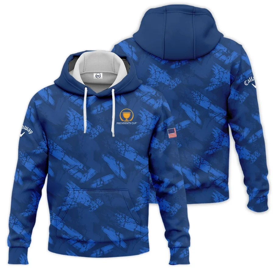 Presidents Cup Dark Blue Grunge Pattern Background Callaway Hoodie Shirt Style Classic