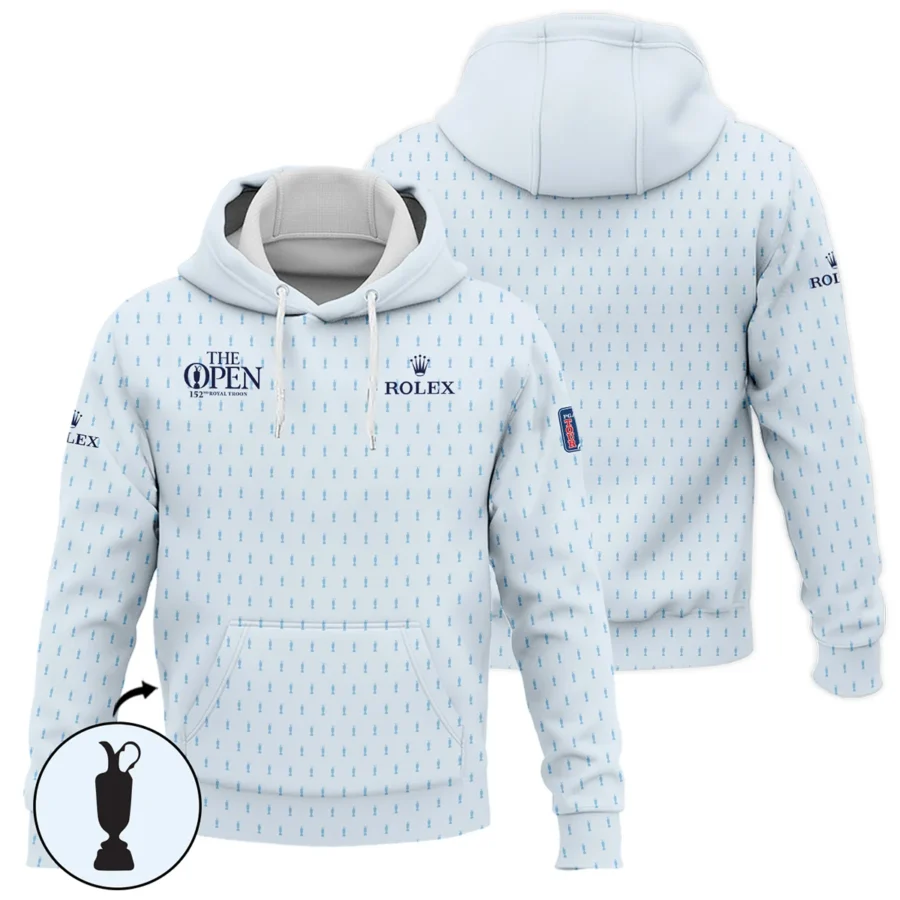 Golf Sport Light Blue Pattern Cup 152nd Open Championship Rolex Hoodie Shirt All Over Prints QTTOP160624A01ROXHD