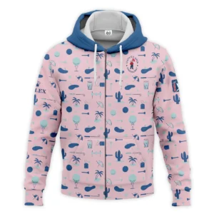 124th U.S. Open Pinehurst Golf Blue Pattern Pink Rolex Hoodie Shirt Style Classic