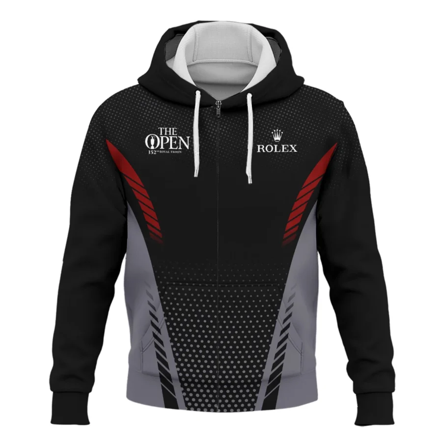 Golf Sport Style 152nd Open Championship Rolex Zipper Hoodie Shirt All Over Prints QTTOP250624A1ROXZHD