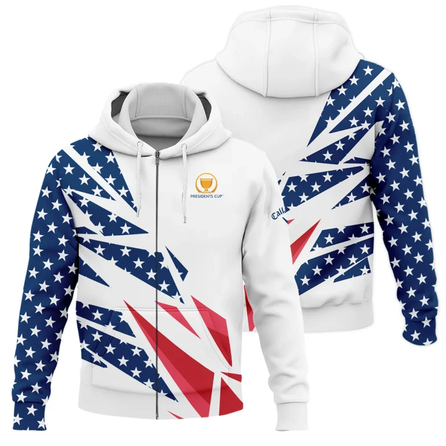 Flag American Cup Presidents Cup Callaway Zipper Hoodie Shirt All Over Prints QTPR2606A1CLWZHD